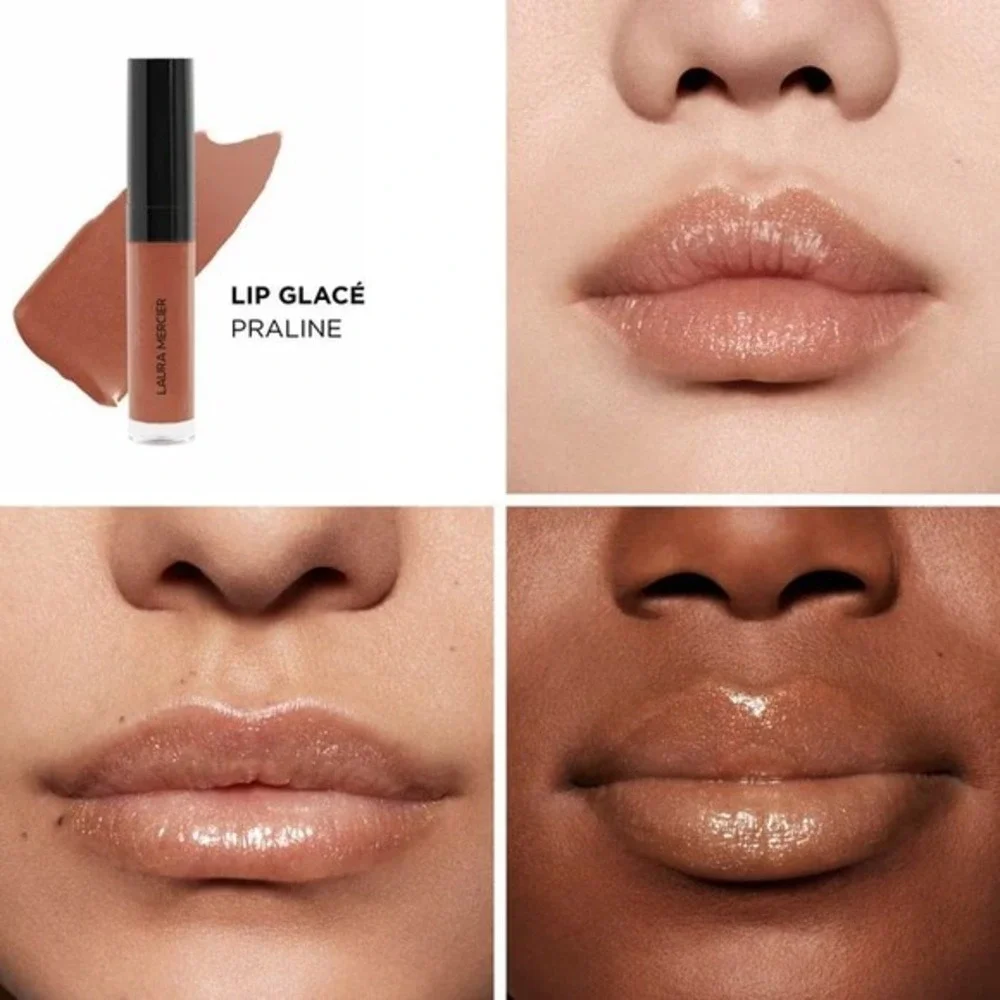 Laura Mercier Lip Glacé‎ Lip Gloss 85 Praline NIB Full Size
